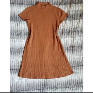 Mock neck dress